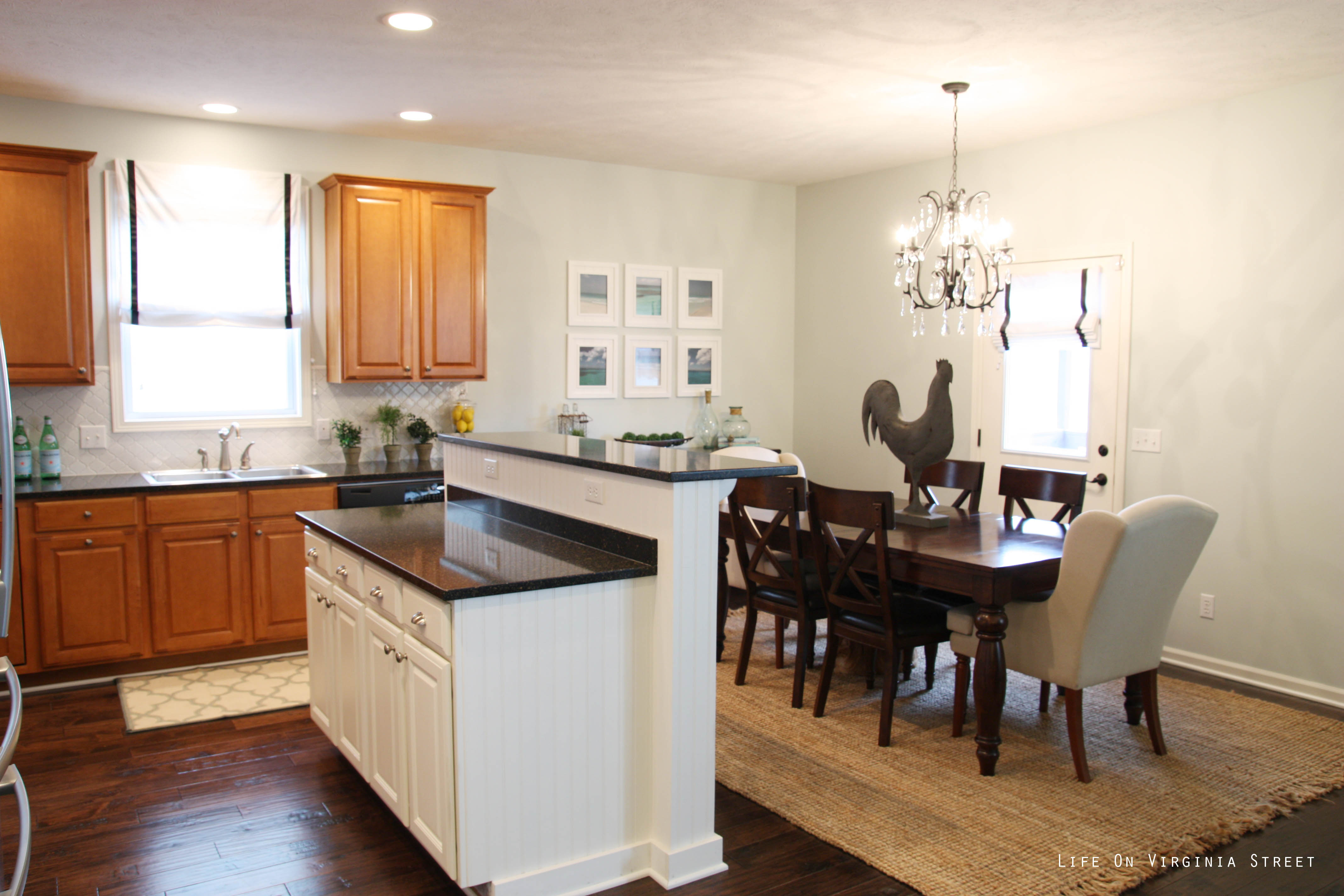 Find prior colors of our kitchen and dining room here.